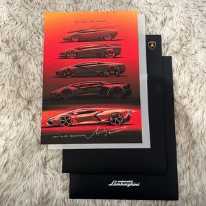 Lamborghini Mitja Borkert Lithograph / Print